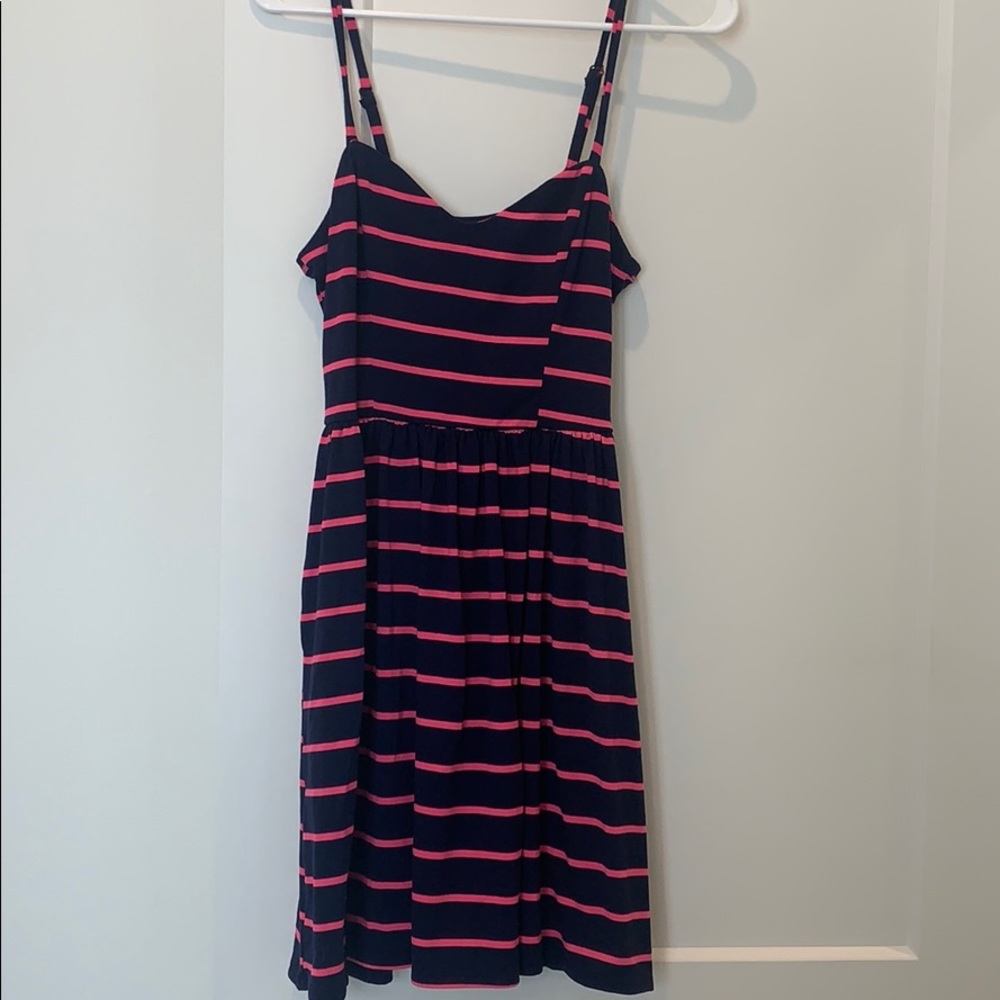 Navy & Pink Dress